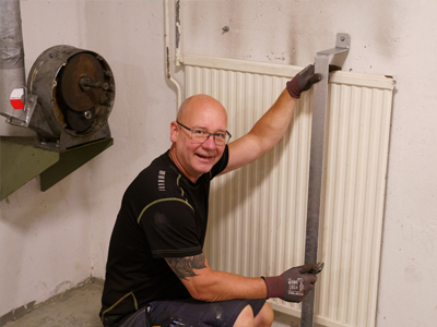 Fånganordning för radiator